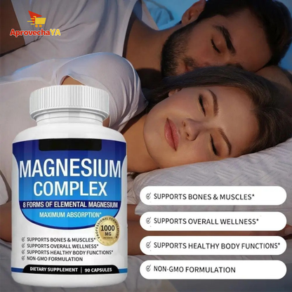 Complejo de magnesio Suplemento 8 Elemental 1000mg