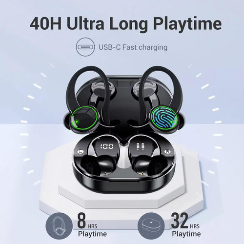 EARBUDS V5 CON CLIP SUJETADOR